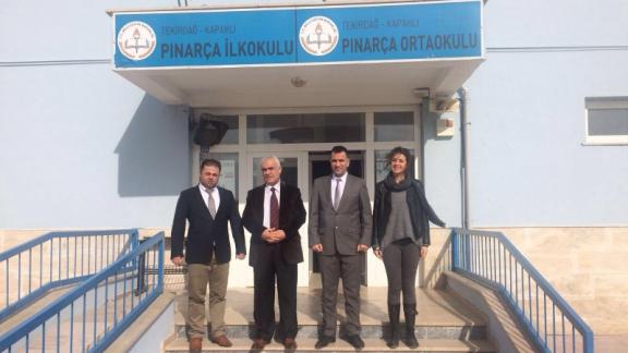 İlçe Milli Eğitim Müdürümüz Tahsin NALBANT, Pınarça İlkokul´unu ve Pınarça Ortaokul´unu ziyaret etti.