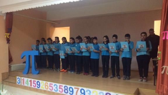 Kapaklı Gazi Ortaokulu tarafindan düzenlenen Dünya Pi Günü Etkinliği 