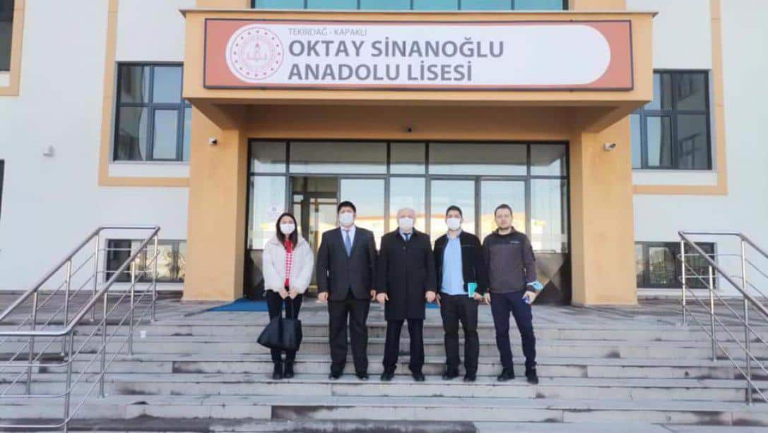 Bakanlığımızca  Temin Edilen Akıllı Tahtalar Oktay Sinanoğlu Anadolu Lisemize Teslim Edildi.