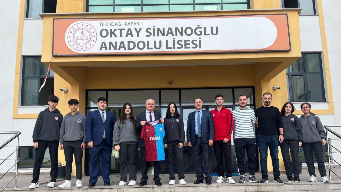 İlçe Milli Eğitim Müdürümüz Sn.İrfan DANIŞMAZ Oktay Sinanoğlu Anadolu Lisemizi Ziyaret Etti.