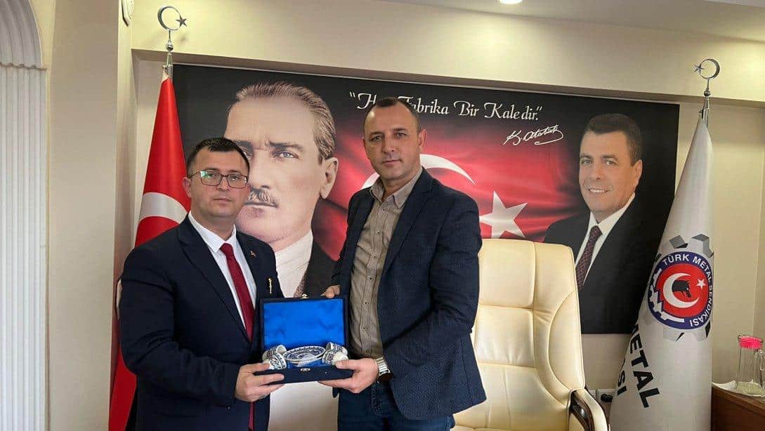 Türk Metal Sendikası Kapaklı Şube Başkanı Sayın Günay ÖZDEN'e Ziyaret
