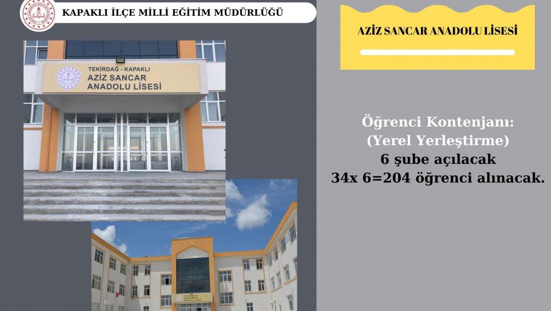 Aziz Sancar Anadolu Lisemizi Tanıyalım