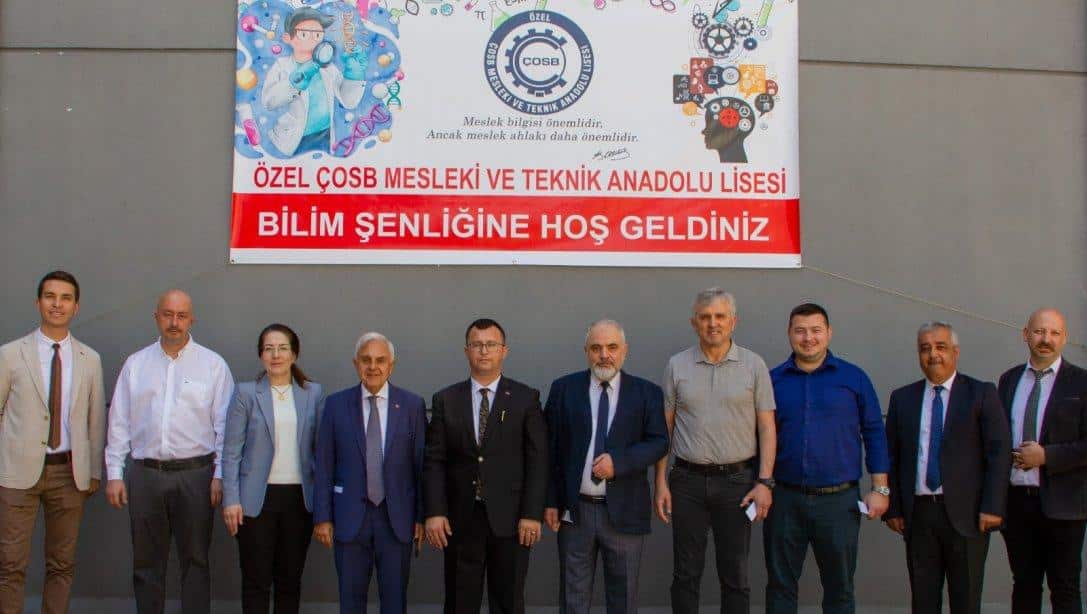 Özel ÇOSB Mesleki ve Teknik Anadolu Lisesinde Bilim Şenliği Gerçekleştirildi