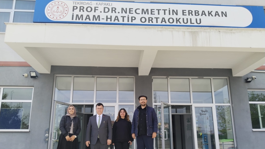 Prof. Dr. Necmettin Erbakan İmam Hatip Ortaokulu Ziyaret ettik.
